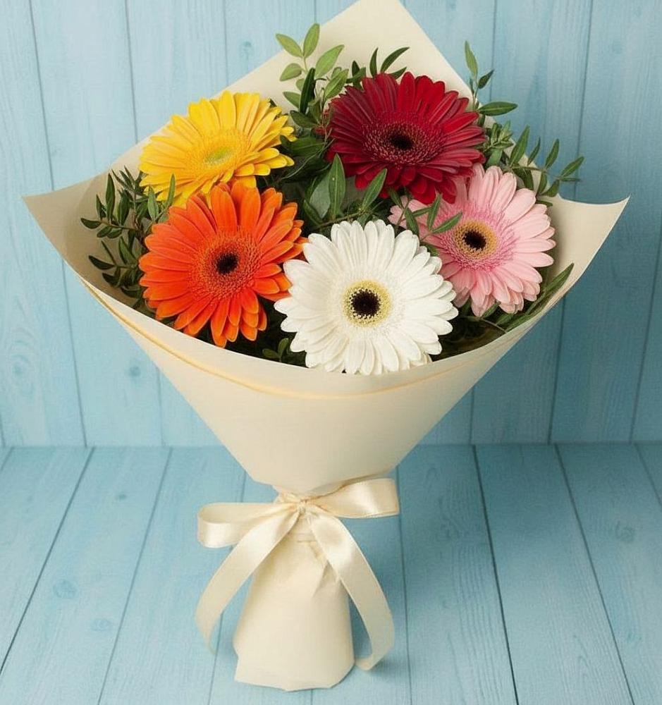Букет цветов из: Герберы в Новошешминск