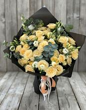 Букет цветов из:  Розы и Лизиантусы в Новошешминск