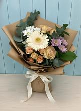 Букет цветов из:  Герберы и Хризантемы в Новошешминск