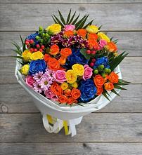 Букет цветов из:  Розы и Хризантемы #REPLACE_PRED# Новошешминск