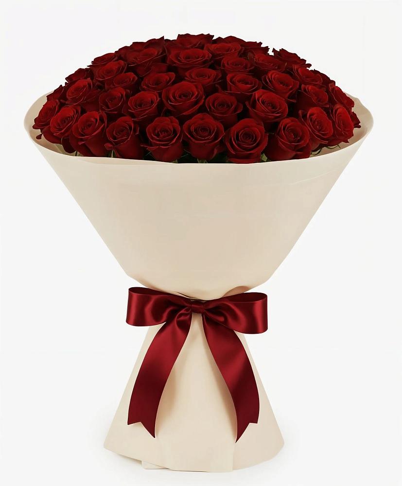 Букет 101 Бордовая роза Блэк Бакарра в Новошешминск