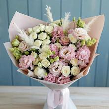 Букет цветов из:  Альстромерии и Розы в Новошешминск